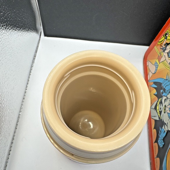 Super Powers Metal Lunch Box Aladdin 1983 DC Comics Superman Wonderwoman Batman - Picture 14 of 16